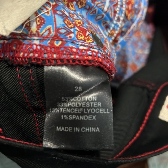 Johnny Was black jeans new (wot) never worn size 28 skinny jeans - Picture 5 of 6